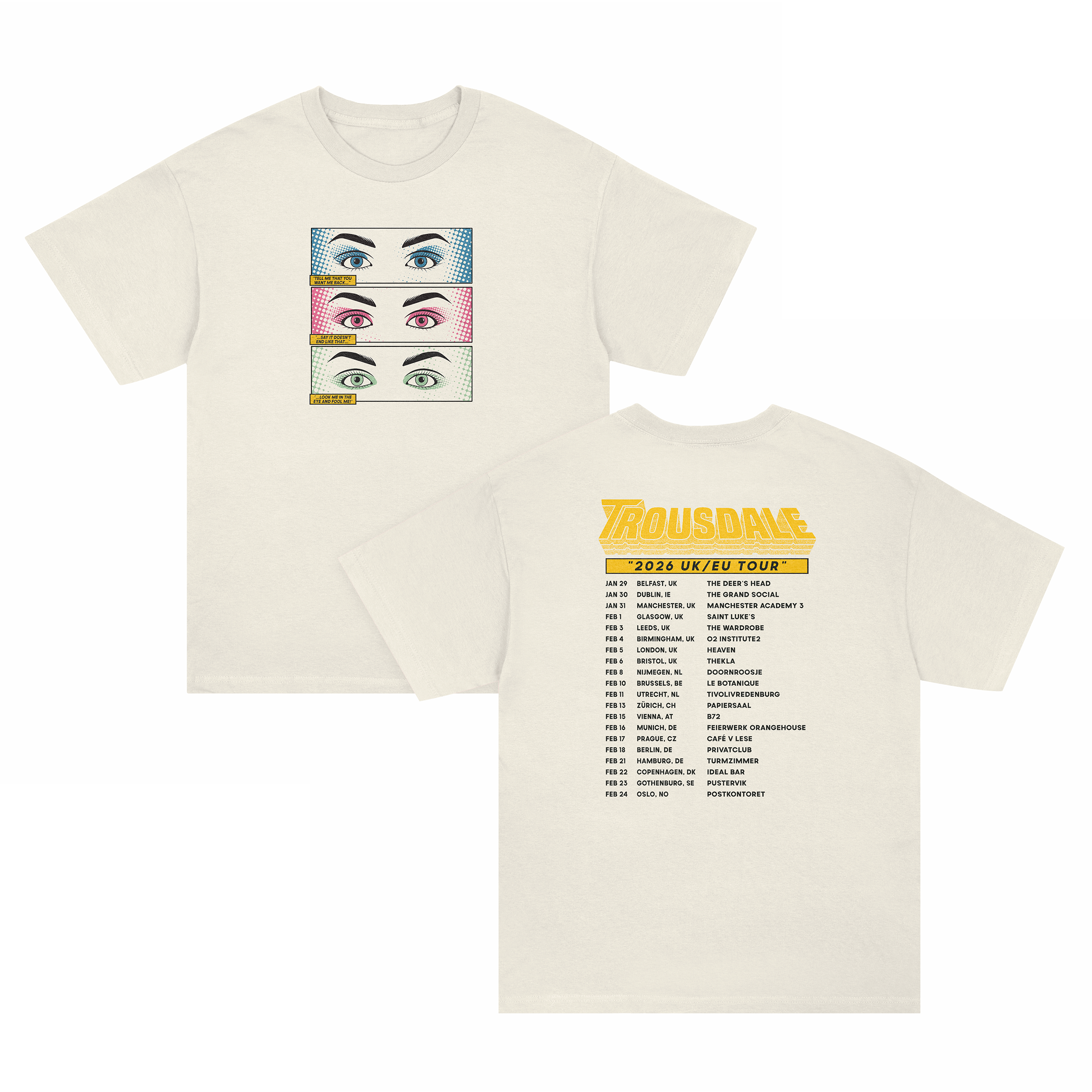 Eyes Tee - Natural